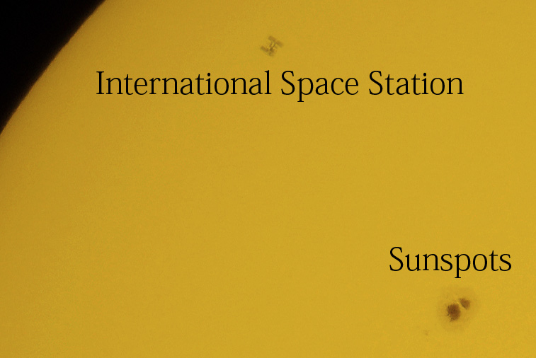 ISS Transiting the sun