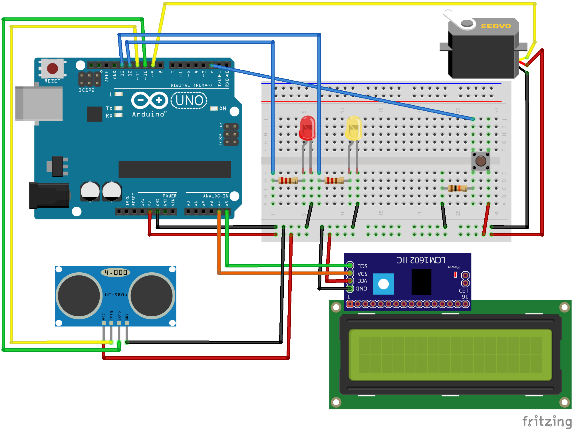 LEDs, sensors, and servos! Oh my! My son's Arduino powered leprechaun ...